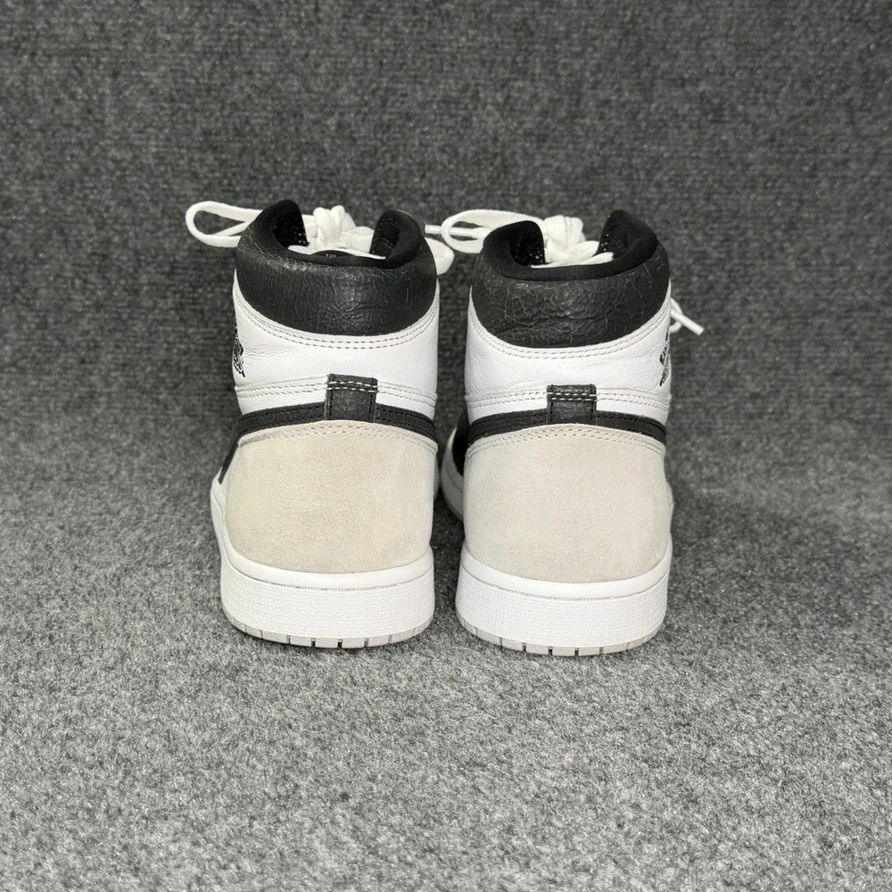 Air Jordan 1 Retro High OG Stage Haze Shoes Men's 10.5 White Grey Black Athletic